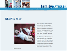 Tablet Screenshot of familymattersny.com